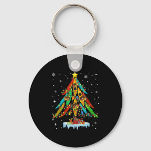 Merry Christmas Tree Kayak Kayaking - Uni-adults, Key Ring