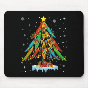 Merry Christmas Tree Kayak Kayaking - Uni-adults,  Mouse Mat