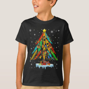 Merry Christmas Tree Kayak Kayaking - Uni-adults, T-Shirt