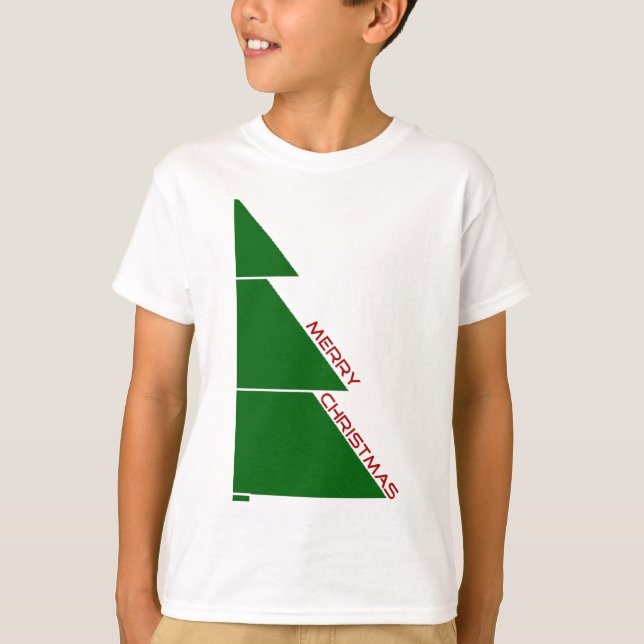 Merry Christmas Tree - Kid's T-shirt (Front)