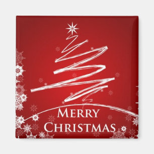 Merry Christmas Tree Magnet
