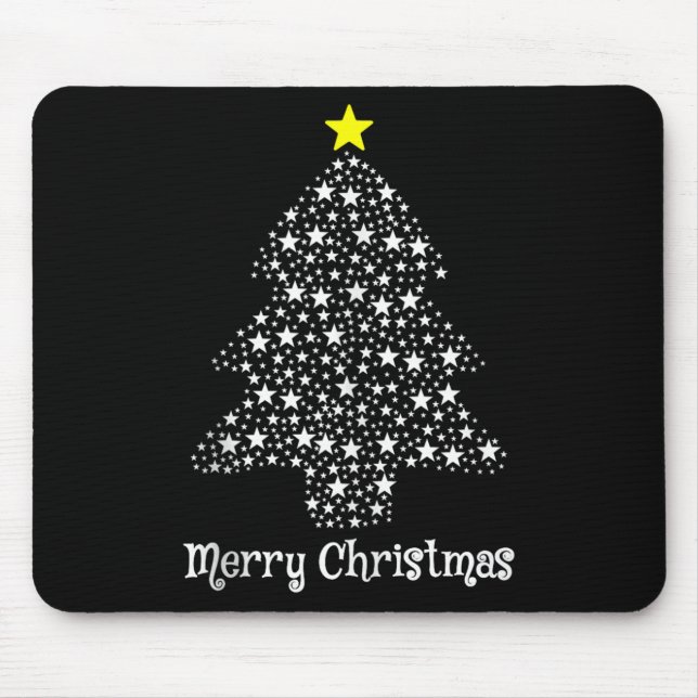 Merry Christmas Tree Matching Family Santa Xmas Ho Mouse Mat (Front)