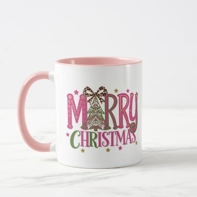 Merry Christmas tree Mug (Left)