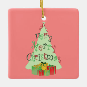 Merry Christmas Tree Ornaments