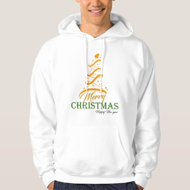 Merry Christmas Tree Pullover Hoodie 🎅 | Freefit  (Front)