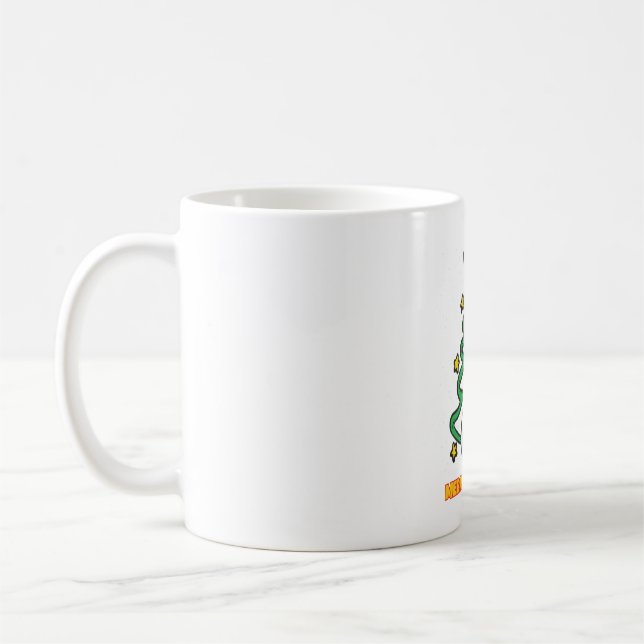 Merry Christmas Tree Stethoscope Pine Nurse   Coffee Mug (Left)