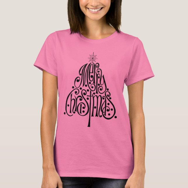 merry_christmas_tree T-Shirt (Front)