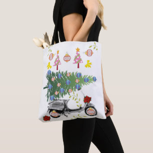 Merry Christmas Tree Women's Tote Bags