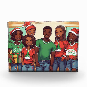 Merry Christmas Tree's Boy's Girls Photo Block