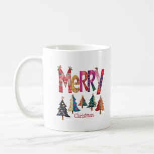 Merry Christmas trees Coffee Mug