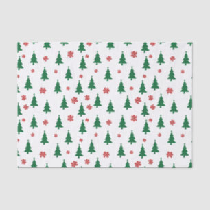 Merry Christmas Trees Tissue Paper