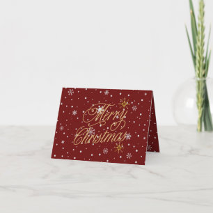  Merry Christmas Trendy Holiday  Card