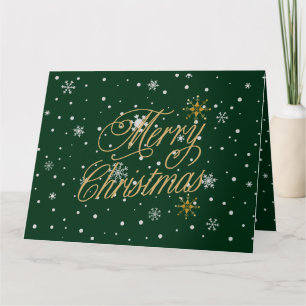  Merry Christmas Trendy Holiday  Card
