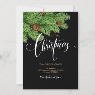 Merry Christmas Trendy Holiday Card