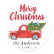 Merry Christmas Truck and Christmas Trees Holiday