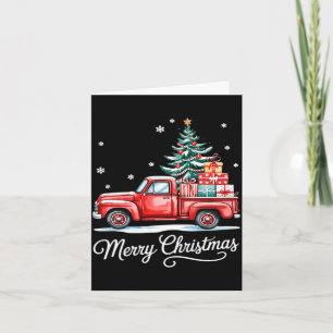 Merry Christmas Truck Funny Tree Essential  Card