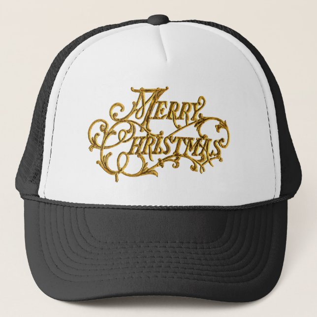 Merry Christmas Trucker Hat (Front)