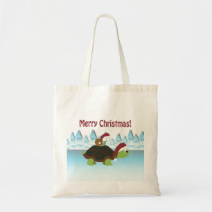 Merry Christmas! Turtle and Snail Tote Bag