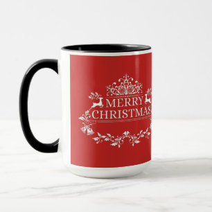 Merry Christmas Two Tone Mug-Red Mug