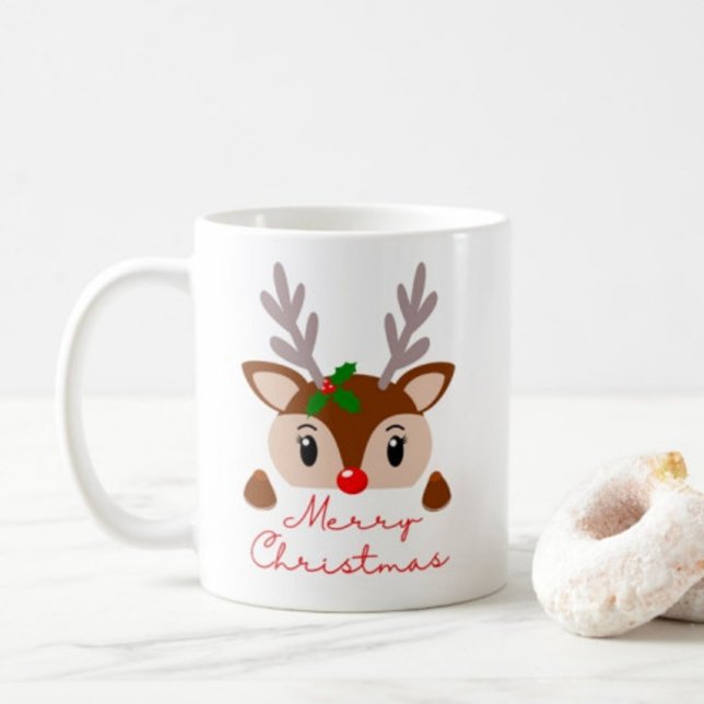 Merry Christmas typography coffee mug  (Creator Uploaded)