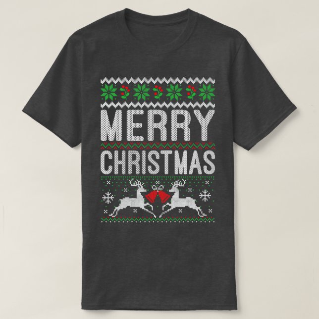 Merry Christmas ugly christmas sweater (Design Front)