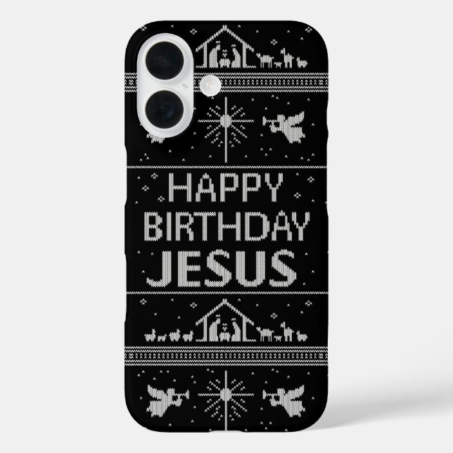Merry CHRISTmas Ugly Sweater Religion Religious Case-Mate iPhone Case (Back)