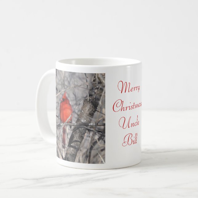 Merry Christmas Uncle Coffee Mug by Janz (Front Left)