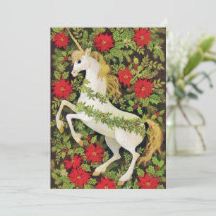 Merry Christmas Unicorn Holiday Card