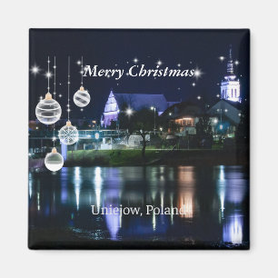 Merry Christmas - Unijow, Lodz, Poland Magnet