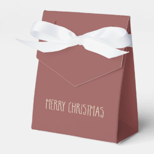 Merry Christmas Vanilla Sparkle Favour Box