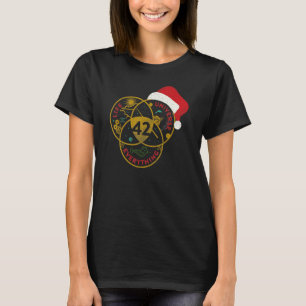Merry Christmas Venn Diagram Life The Universe & E T-Shirt