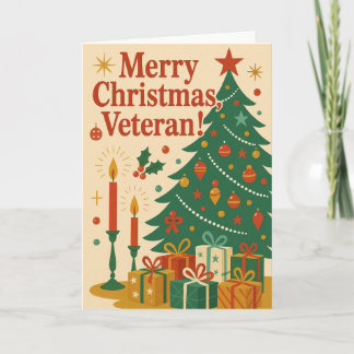 Merry Christmas Veteran  Card