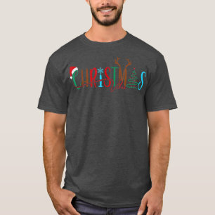 Merry Christmas Vibes Family Matching Holiday 3 T-Shirt