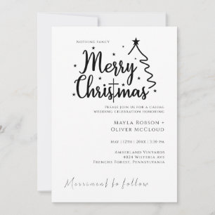 Merry Christmas vibes Mama christian cross Wedding Invitation