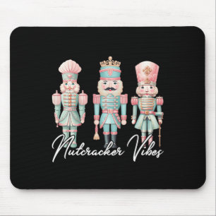 Merry Christmas Vibes Nutcracker Ballet Peace Xmas Mouse Mat
