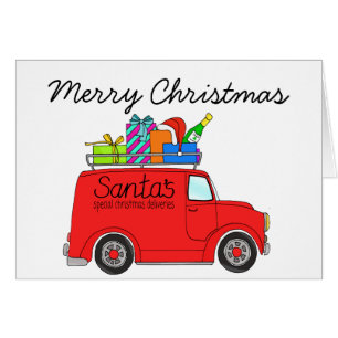 Merry Christmas vintage Car