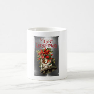 Merry Christmas Vintage Christmas Bell Design Magic Mug