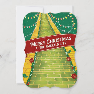 Merry Christmas Vintage Emerald City 
