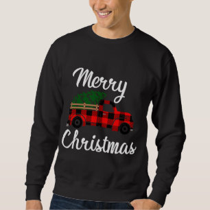 Merry Christmas Vintage Farm Truck Sweatshirt
