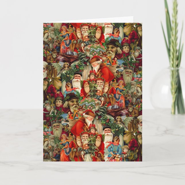 Merry Christmas!! Vintage Greeting Card (Front)