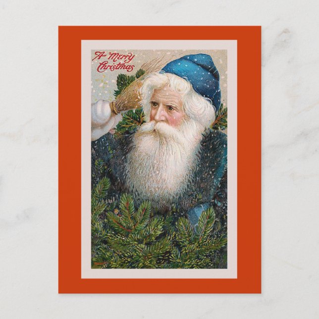 "Merry Christmas" Vintage Postcard (Front)