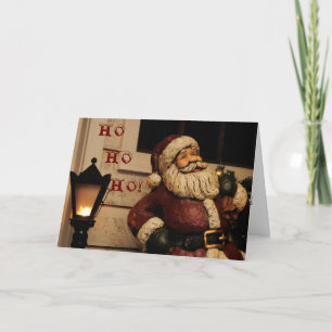 Merry Christmas Vintage Santa Card
