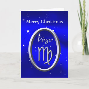 Merry Christmas Virgo Greeting Card