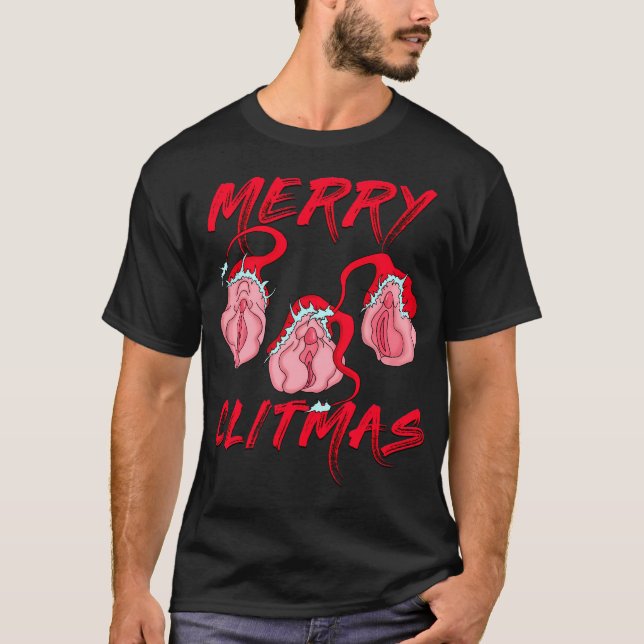 Merry Christmas Vulvas T-Shirt (Front)