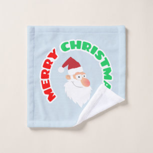 Merry Christmas Wash Cloth