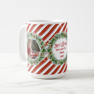 Merry Christmas We Love You Mom Photo Template Coffee Mug