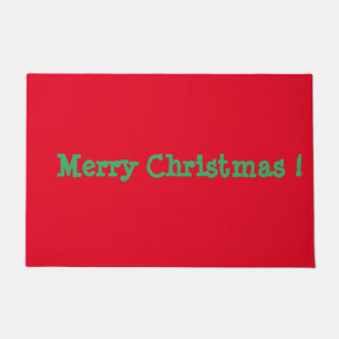 Merry Christmas welcome matt Doormat