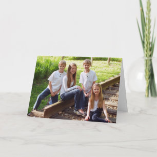 Merry Christmas WHITE 2012 From The Koenig Family Holiday Card
