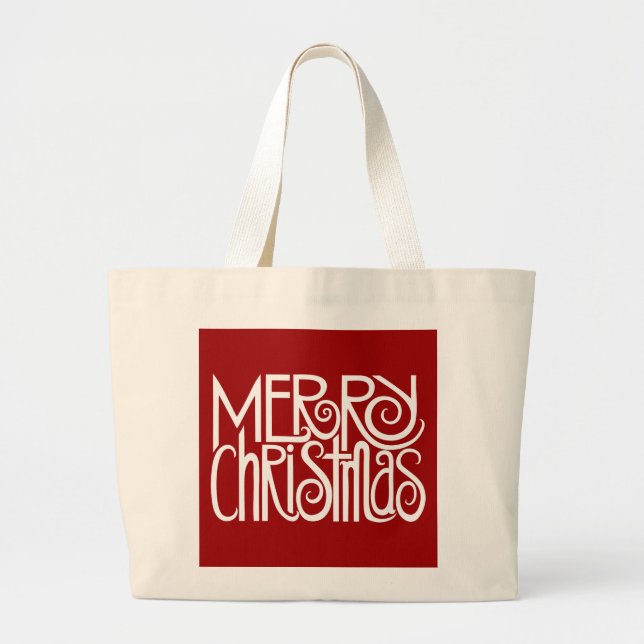 Merry Christmas White Bag (Front)