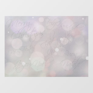 "Merry Christmas" Window Cling